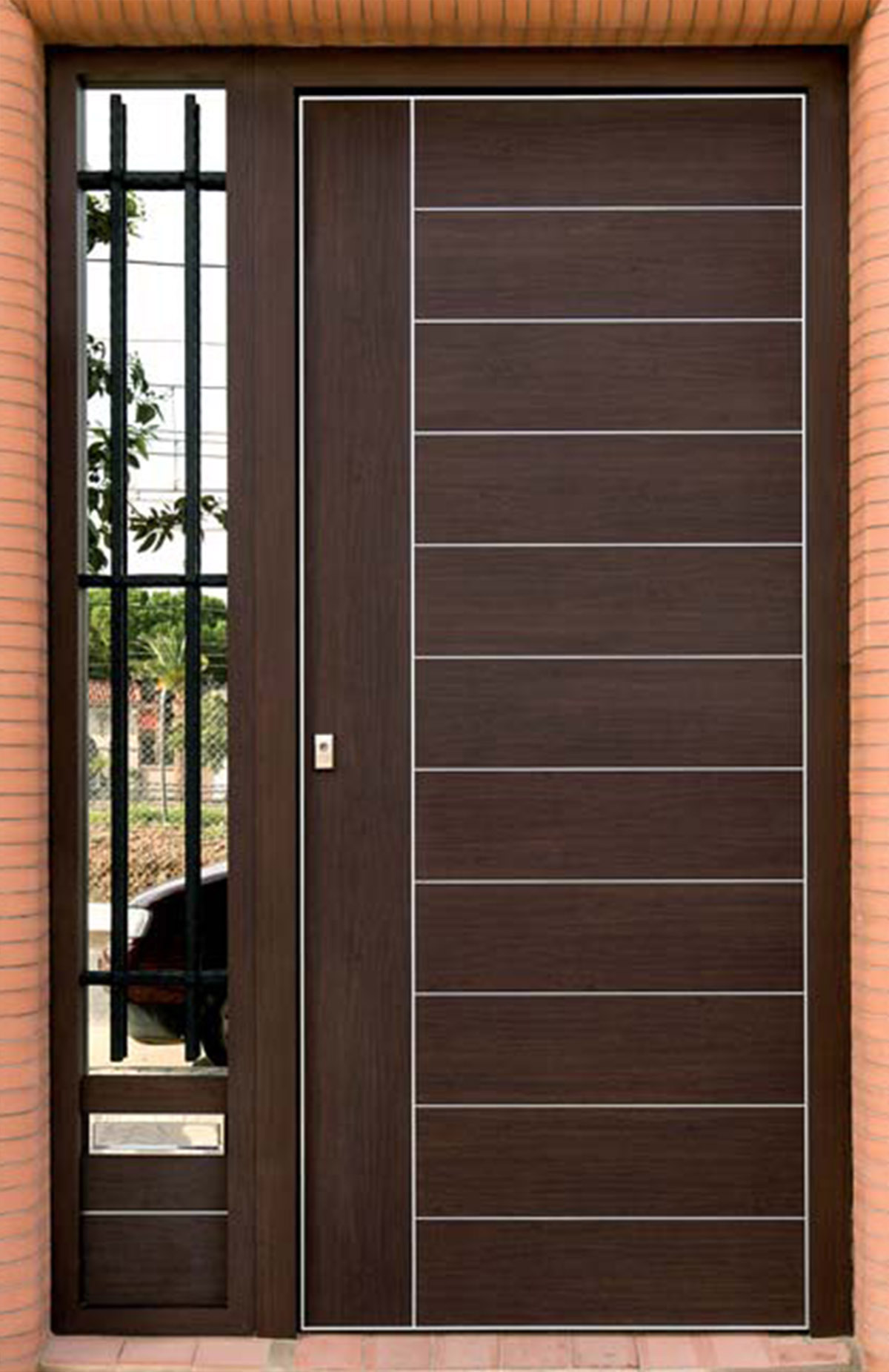 Puertas exteriores de aluminio - Puerta de entrada de aluminio