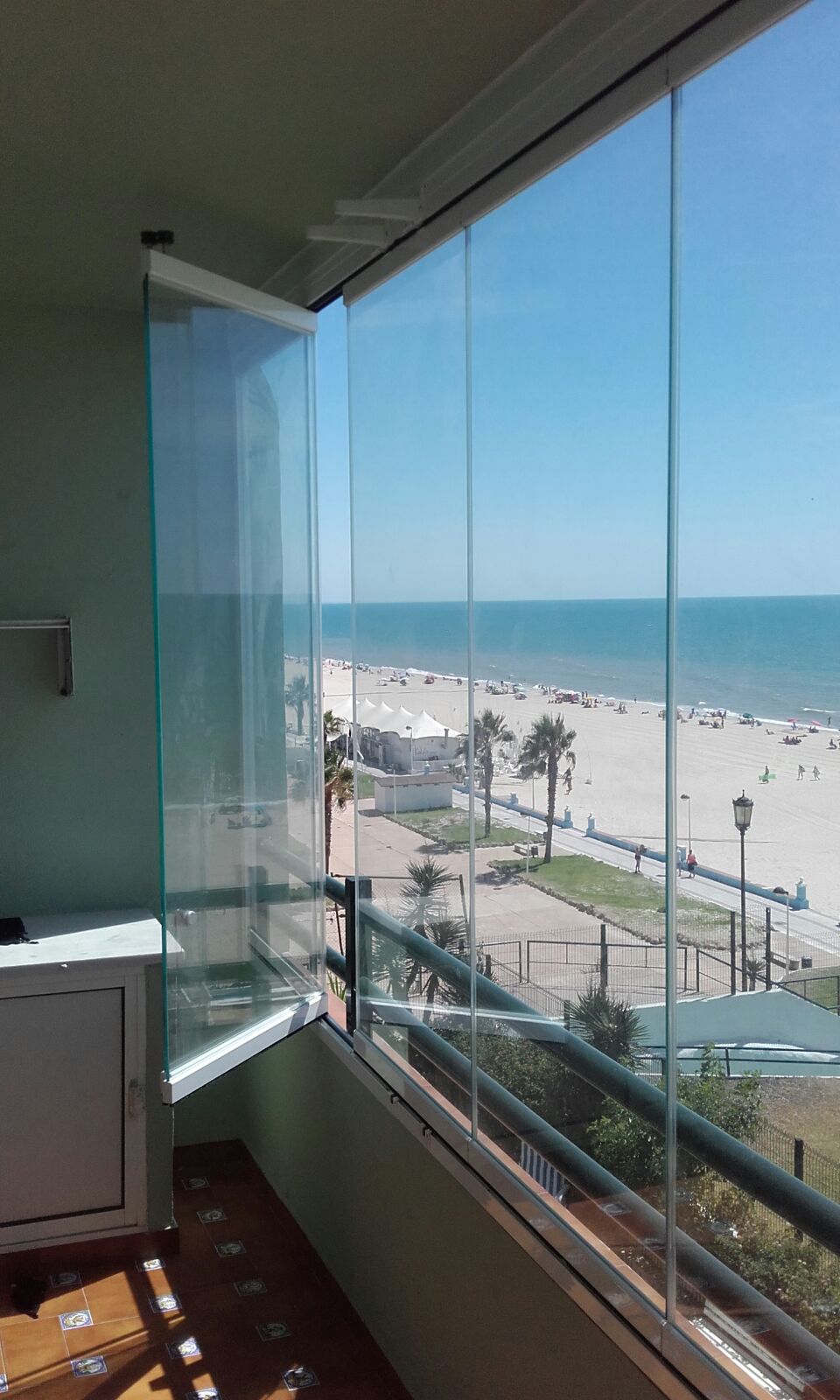 cortina de vidrio para balcon cristaleria y aluminios guzman